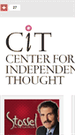 Mobile Screenshot of centerforindependentthought.org